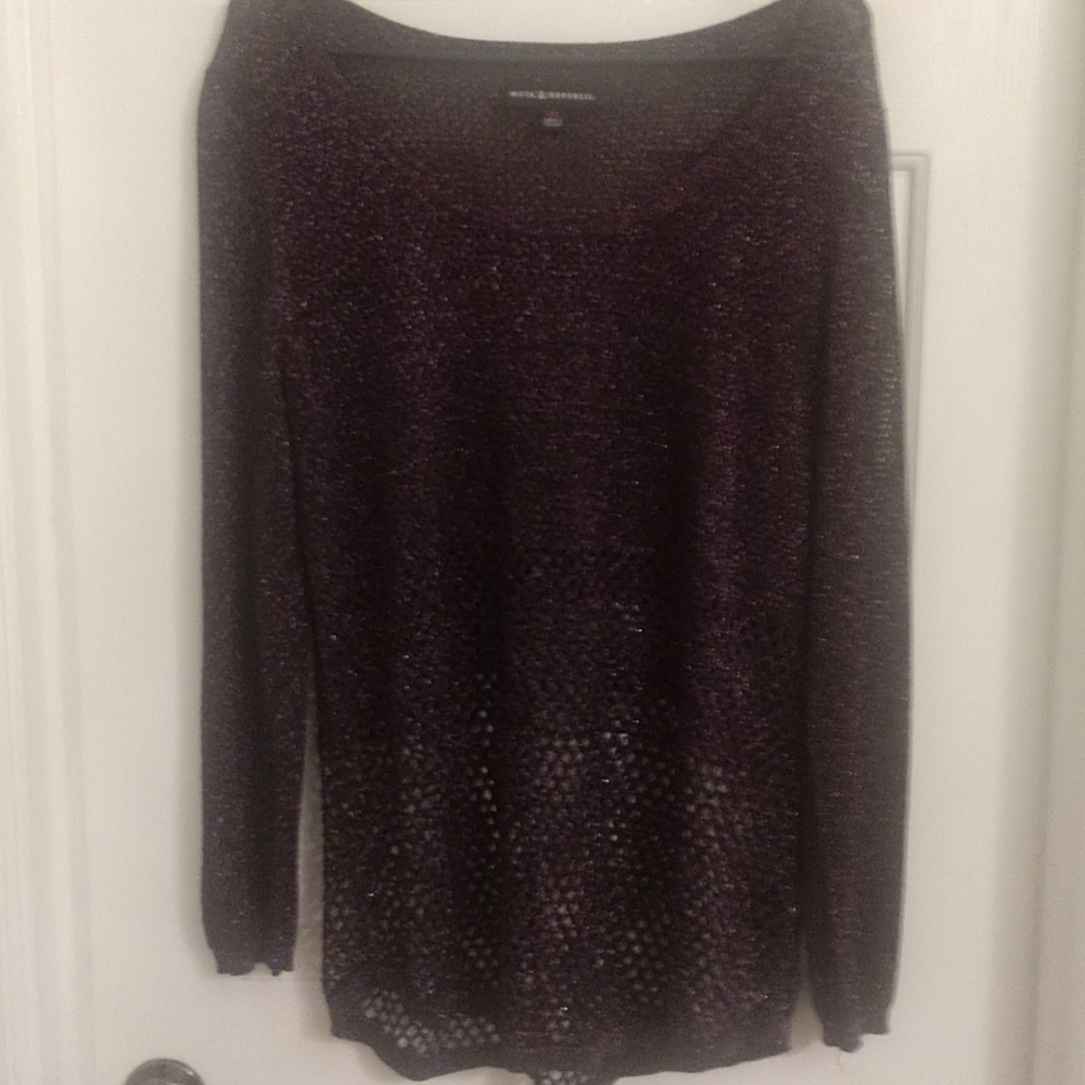 Long sleeved light weight sheer sweater